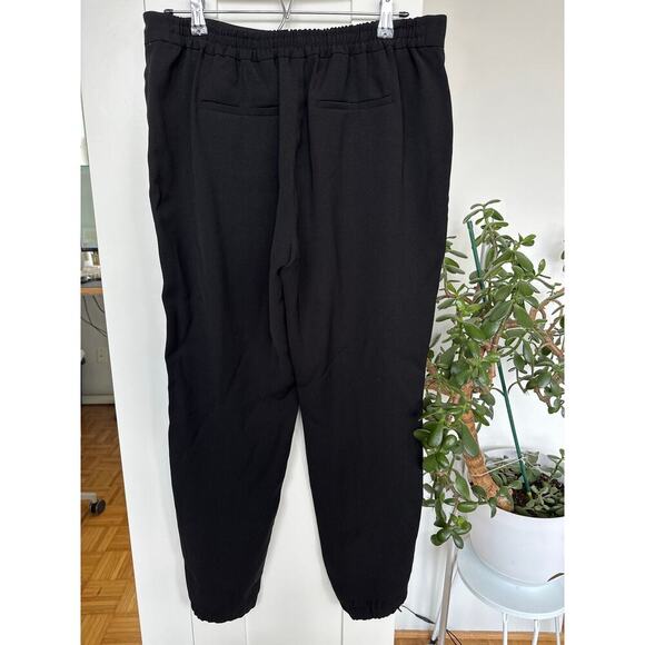VINCE Women's Black Crepe Tapered Pull-On Dress Pant, Size L,EUC - Picture 4 of 7